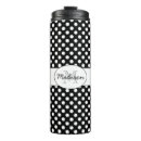 Recherche de pois noir et blanc tasses Rétro