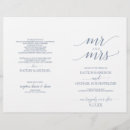 Recherche de typographie mariage programmes Bleu poussiéreux
