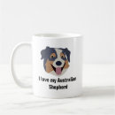 Recherche de chien berger australien tasses Café