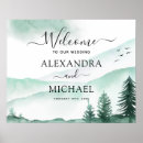 Recherche de watercolor forest posters Rustique