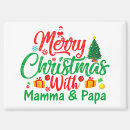 Recherche de noël rectangulaires magnets Amour