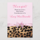 Suche nach rosa leopard einladungen Gepard