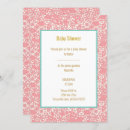 Recherche de blush pink baby shower invitations Élégant