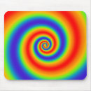 Recherche de spirale colorée tapis souris Motif