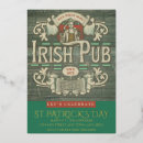Recherche de pub irlandais invitations Saint patrick