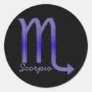 Recherche de signes astrologiques autocollants Scorpio