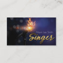 Recherche de musicians cartes visite Microphone