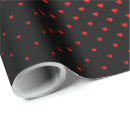 Recherche de coeur rouge papier cadeau Noir et rouge
