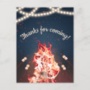 Recherche de feu de camp cartes postales Guimauves