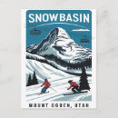 Recherche de ski neige cartes postales Pente