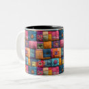 Recherche de patchwork tasses Rétro