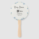 Recherche de baby shower éventails Calligraphie typographie élégante