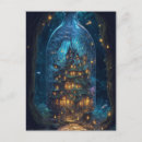 Recherche de lucioles cartes postales Imaginaire