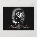 Recherche de veuve noire cartes postales Web