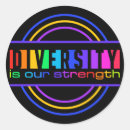 Recherche de diversité autocollants Coloré