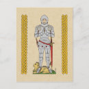 Recherche de chevalier anglais cartes postales Armure