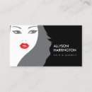 Recherche de visage de fille cartes visite Cheveux