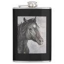 Suche nach weißes pferd flachmänner Schwarz weiß