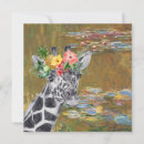 Recherche de giraffe vœux cartes Peinture