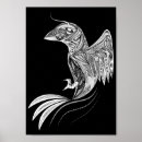 Recherche de oiseau noir et blanc posters Faucon