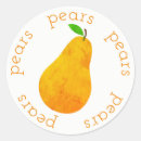 Recherche de poires jaunes autocollants De