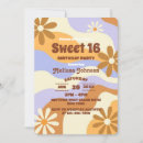 Recherche de fleur hippie colorée invitations 60
