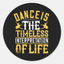 Recherche de interprétation autocollants Danse