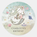 Recherche de art de sirène autocollants Aquarelle