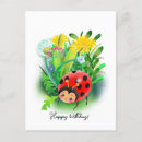 Suche nach cartoon blume postkarten Ladybug