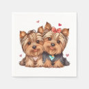 Recherche de yorkshire terrier serviettes Aquarelle