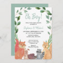 Recherche de animal baby shower invitations Aquarelle