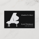 Recherche de instruction de musique cartes visite Professeur de piano