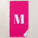 Recherche de hot pink serviettes de plage Initiale