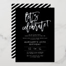 Recherche de argenté anniversaire invitations Simple