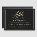 Recherche de shhh anniversaire invitations Script
