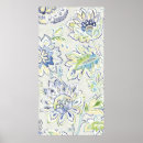 Recherche de motif fleurs posters Indigo