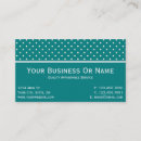 Recherche de pois turquoise cartes visite Professionnel