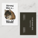 Recherche de loup gris cartes visite Professionnel