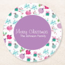 Recherche de peint à la main dessous de verres Noël