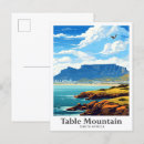Recherche de montagne de table cartes postales Aquarelle