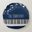 Recherche de musique piano coussins Noir