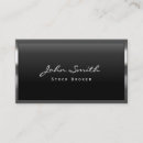 Recherche de négociant en ligne cartes visite Finance