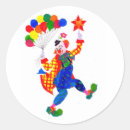 Recherche de clown autocollants Partie