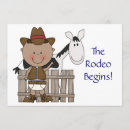 Recherche de petit poney invitations Cowboy