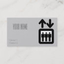 Recherche de ascenseurs cartes visite Customer