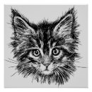 Suche nach weiße gesichter poster Katze
