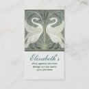 Recherche de cygnes cartes visite Élégant