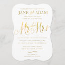 Recherche de gold typography mariage invitations Script