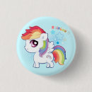 Recherche de poneys badges Mignon