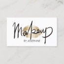 Recherche de lettrage main cartes visite Maquillage